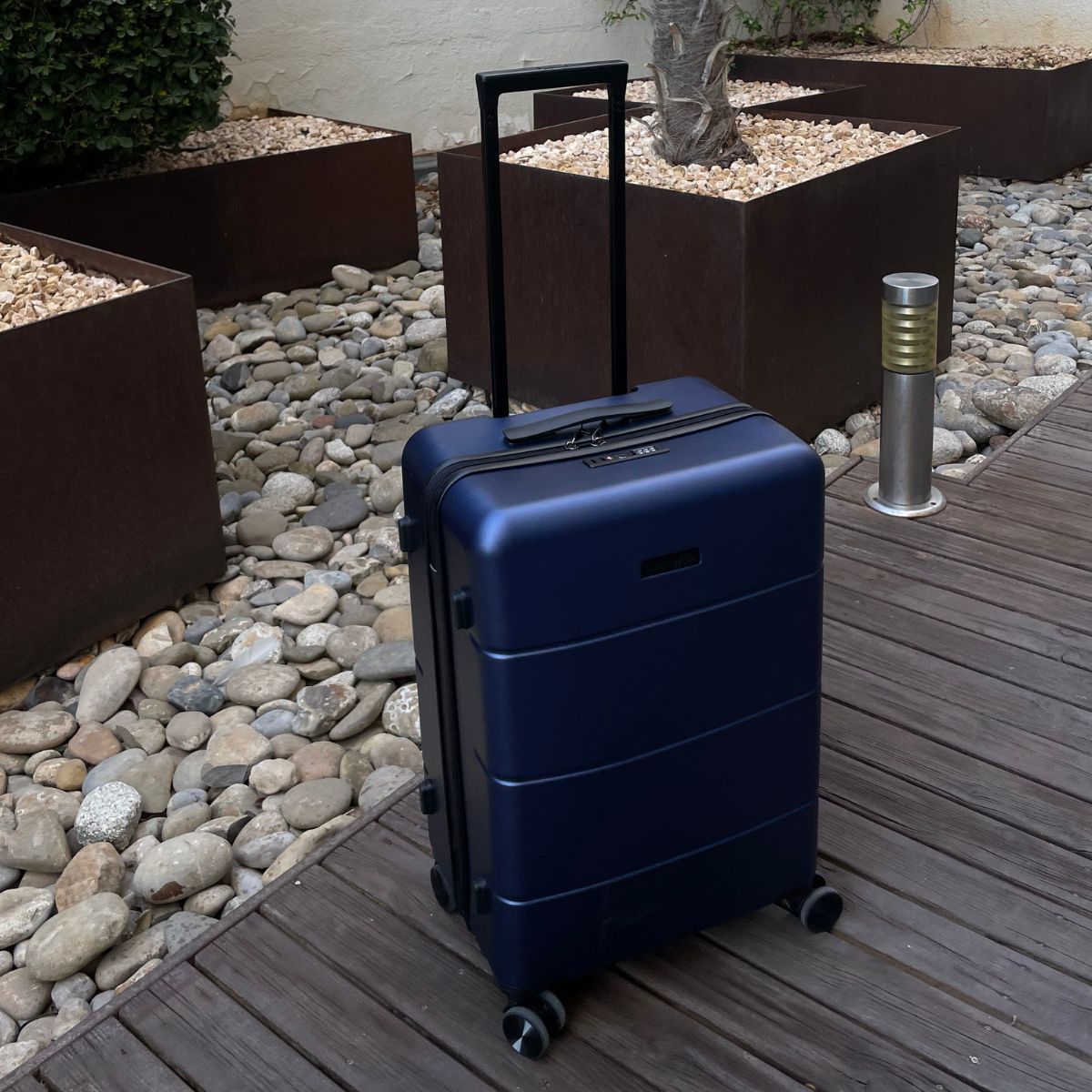 Blå Blauw = Blå journeylife kuffert billede
